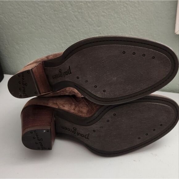 $400 Paul Green Jax Bootie Earth Suede Women's Size 7.5 - Picture 5 of 6
